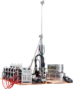 Dx-1000 mann bærbar diamantboringsrigg